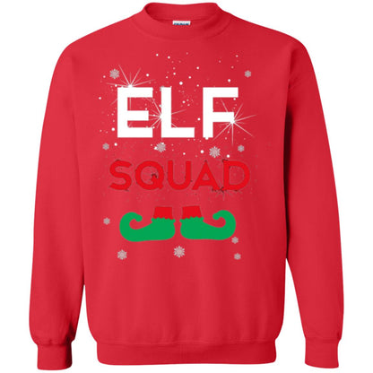 Christmas T-shirt Elf Squad Red