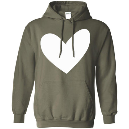 All About Heart T-shirt Cute Heart For Valentine Military Green
