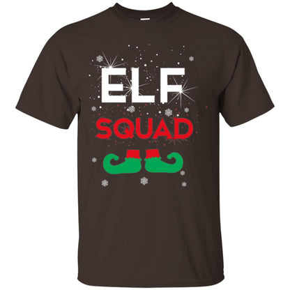 Christmas T-shirt Elf Squad Dark Chocolate