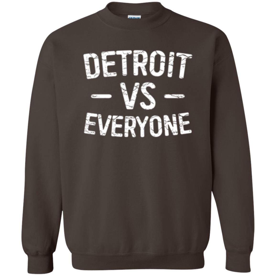 Detroit Vs Everyone T-shirt Dark Chocolate