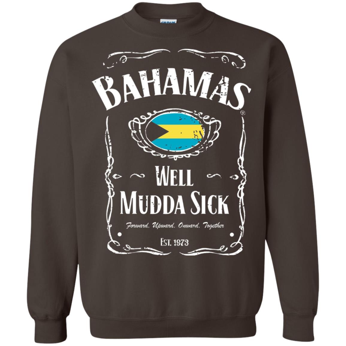 Vintage Bahamas Vacation T-shirt Well Mudda Sick Souvenir Dark Chocolate