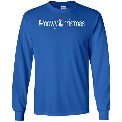 Christmas T-shirt Meowy Christmas Royal