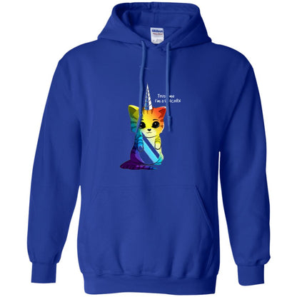 Cat Lovers T-shirt Caticorn Rainbow Trust Me I_m A Unicorn Royal