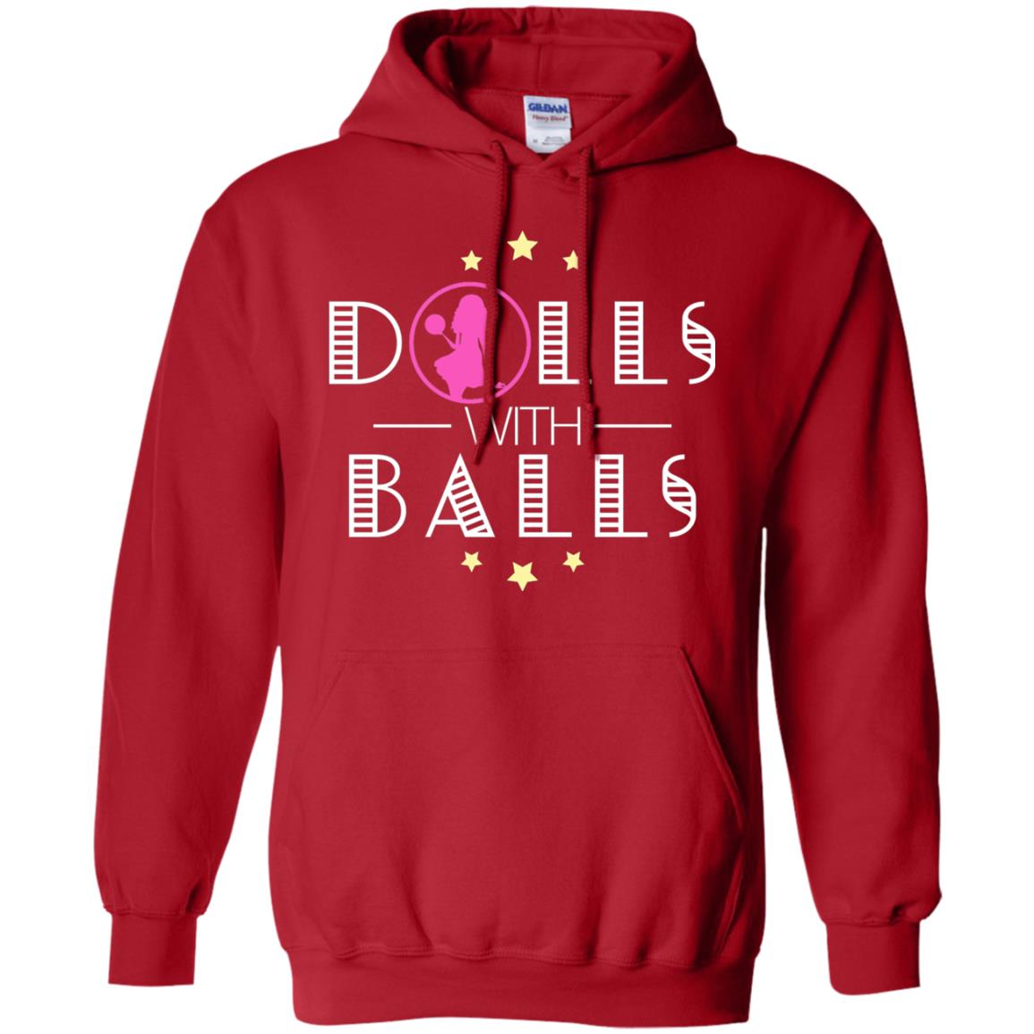 Bowling Lover T-shirt Dolls With Balls T-shirt Red