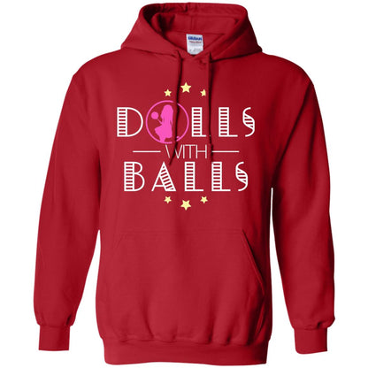 Bowling Lover T-shirt Dolls With Balls T-shirt Red