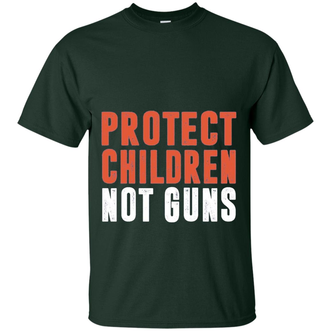 Protect Children Not Guns Anti Gun T-shirt Forest