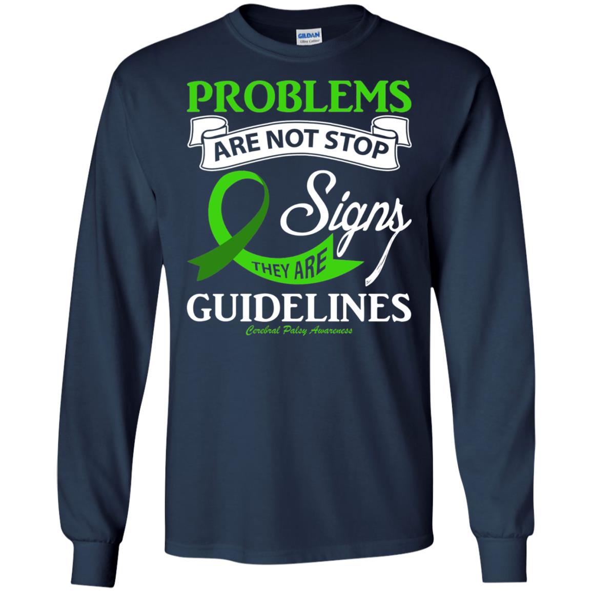 Cerebral Palsy Awareness They Are Guidelines Shirt Navy