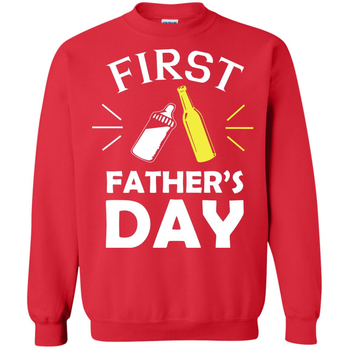 First Father's Day Shirt Red