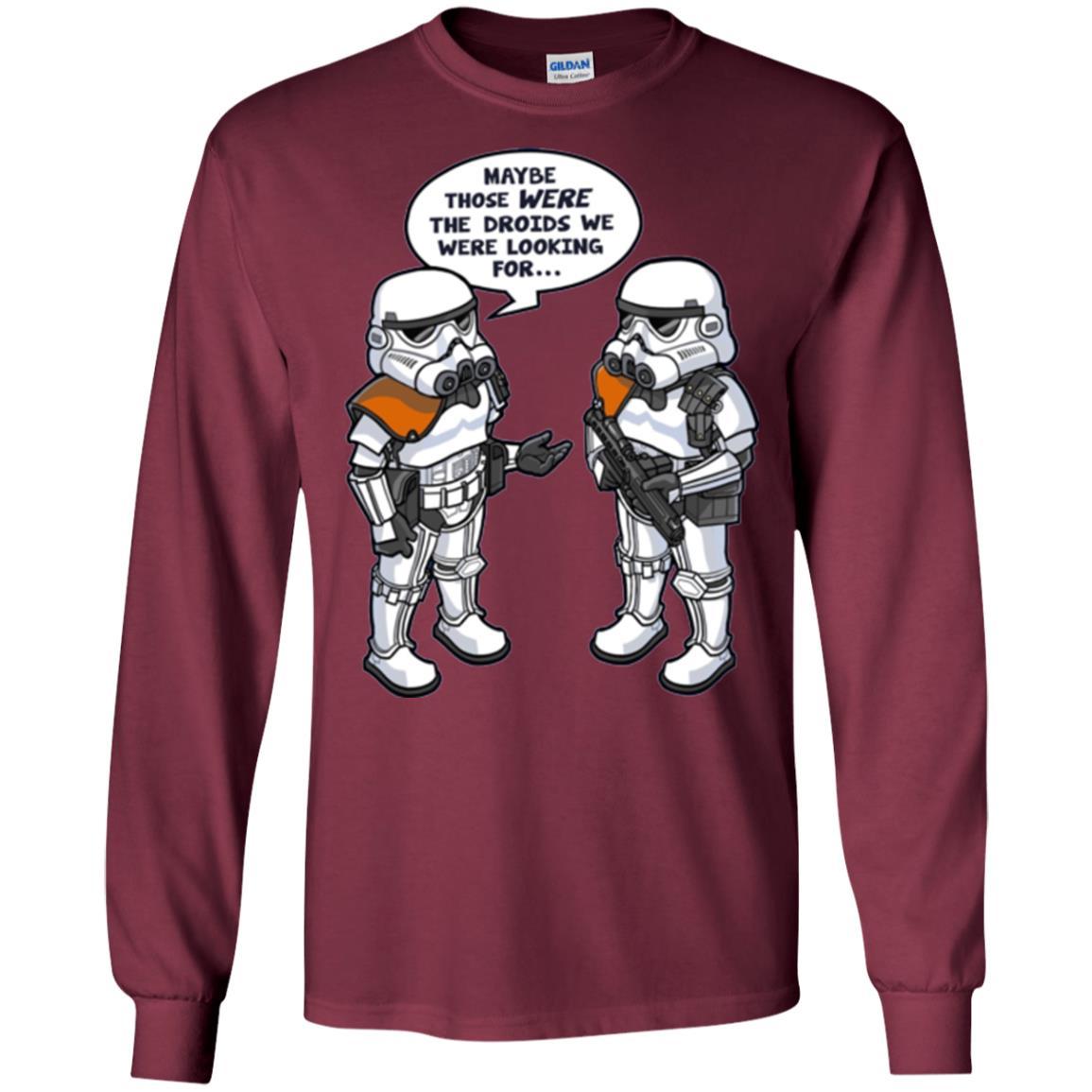 Film T-shirt Wrong Droids Comic Graphic Maroon