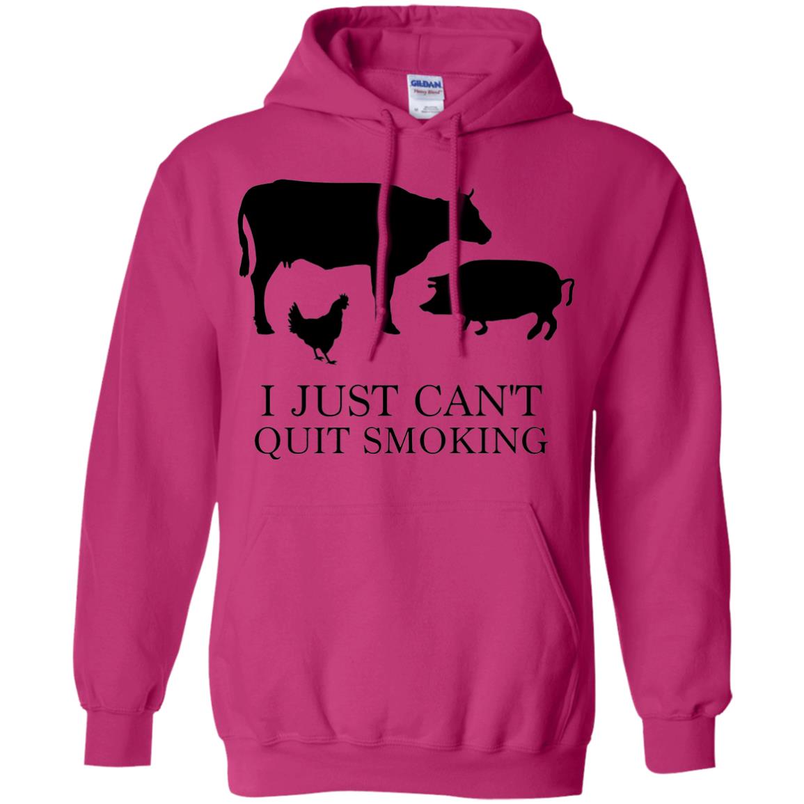 I Just Cant Quit Smoking Bar-b-que Hot And Smokey Shirt Heliconia