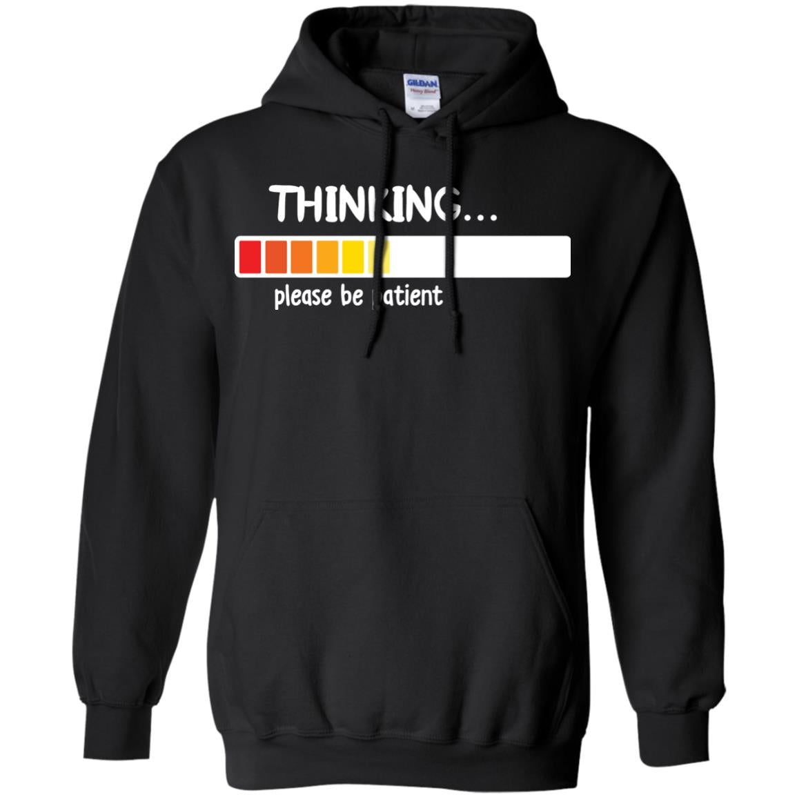 Thinking Please Be Patient T-shirt Black