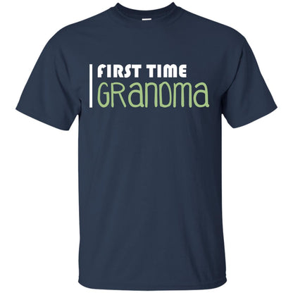 First Time Grandma Shirt Navy
