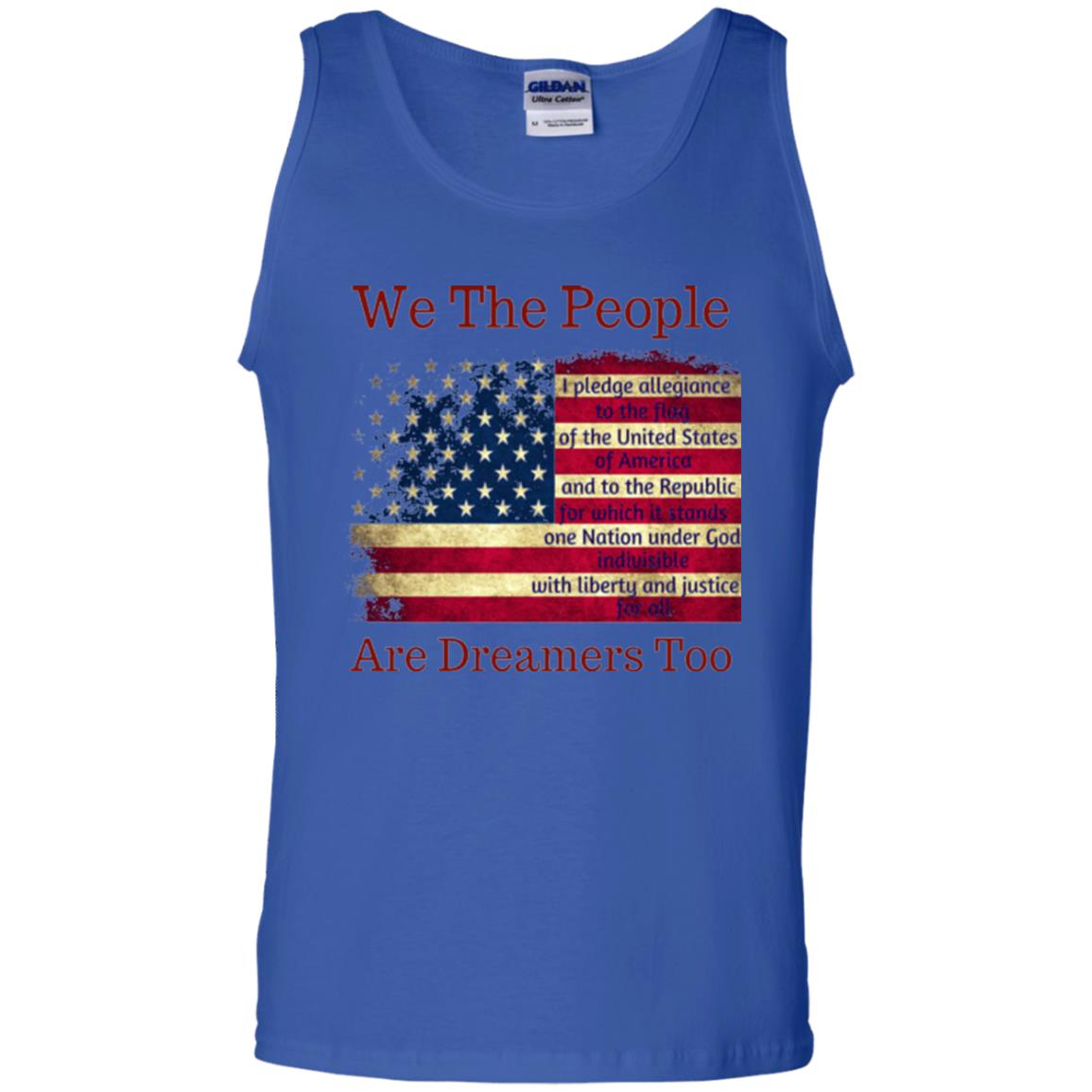 Americans We Are People Are Dreamers Too T-shirt Royal