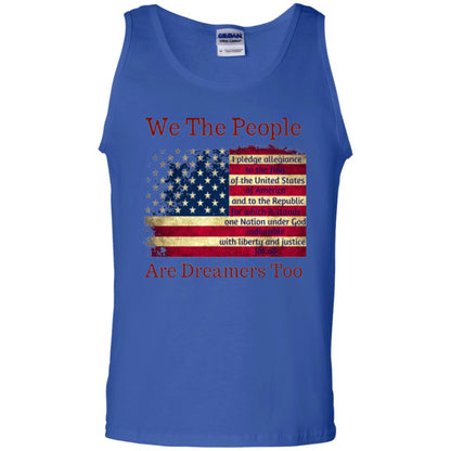 Americans We Are People Are Dreamers Too T-shirt Royal