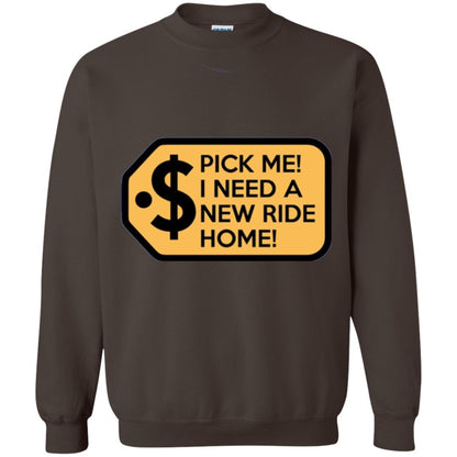 Pick Me I Need A New Ride Home Game Show T-shirt Dark Chocolate