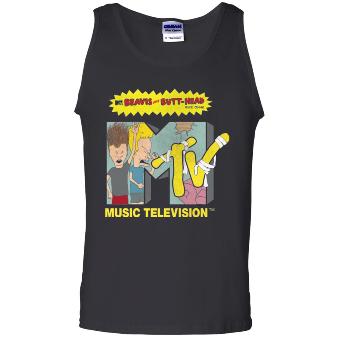 Mtv Logo T-shirt Beavis And Butt Head Black