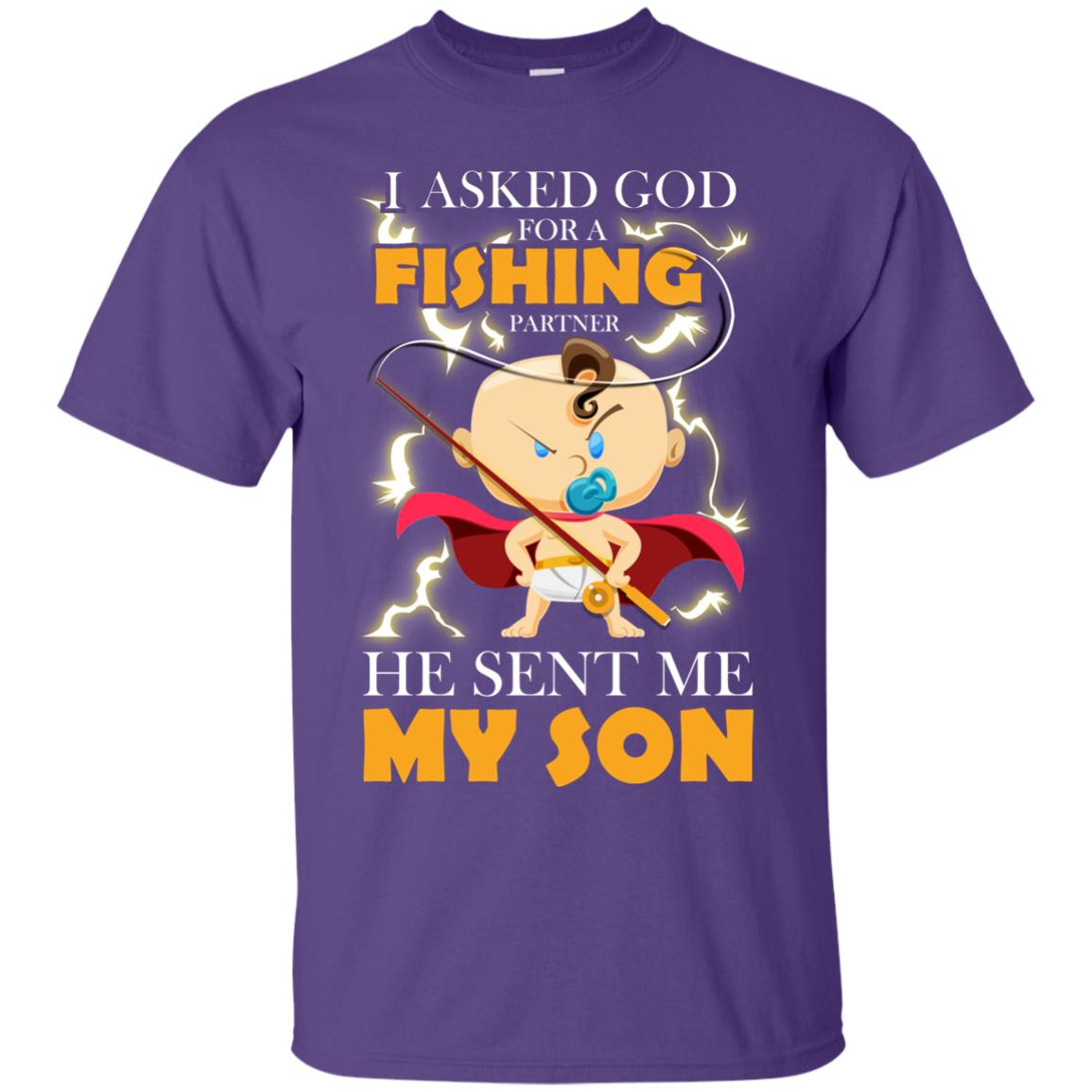 I Asked God For A Fishing Partner He Sent Me My Sons Purple