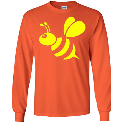 Yellow Honeybee Bee Lover T-shirt Orange