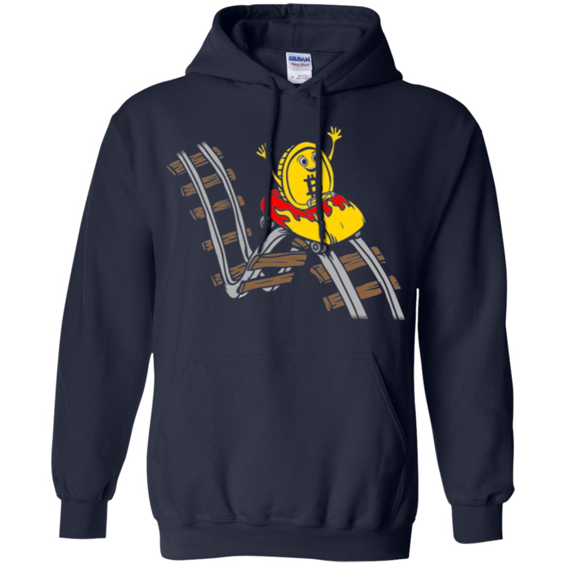 Bitcoin Rollercoaster T-shirt Navy