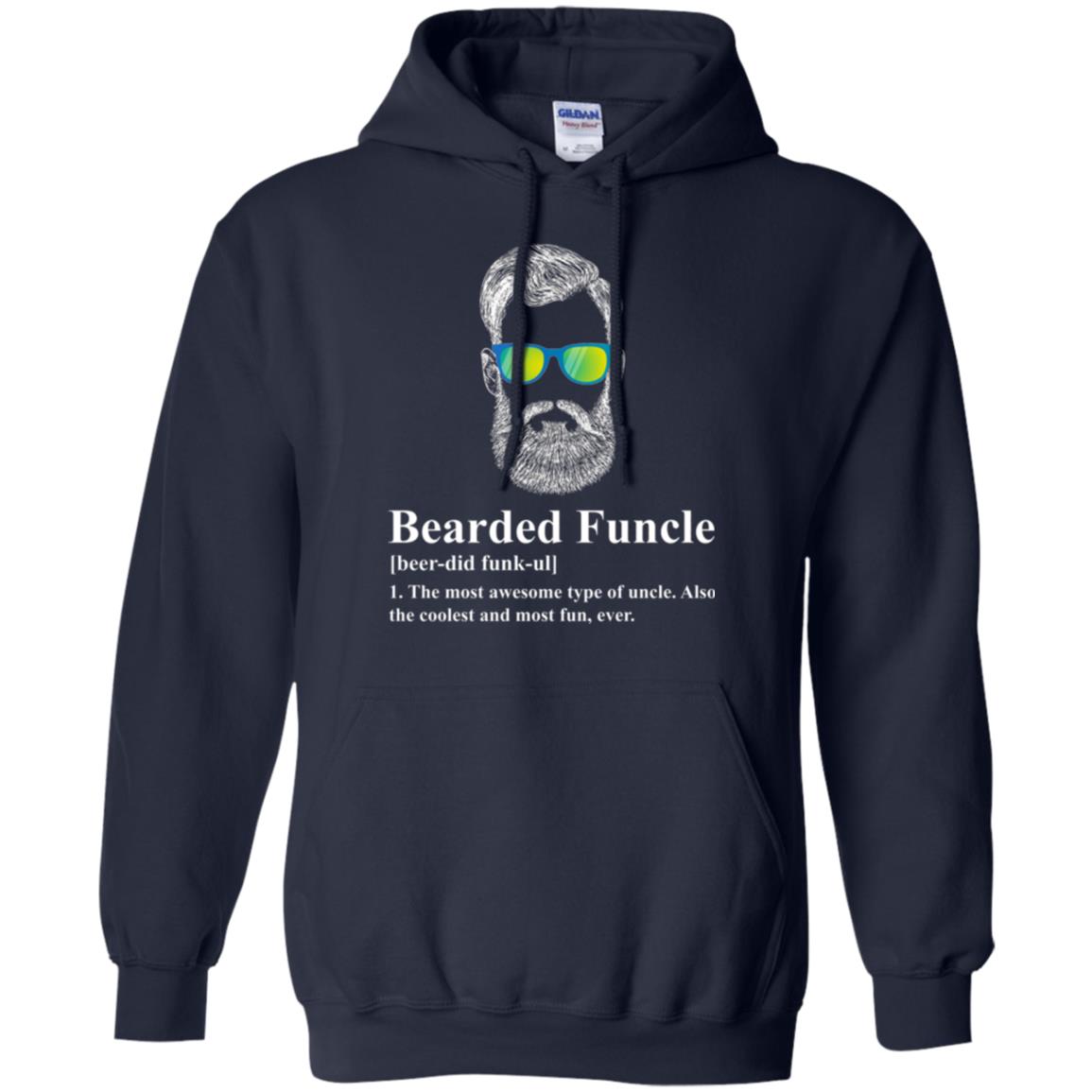 Uncle T-shirt Beared Funcle Navy