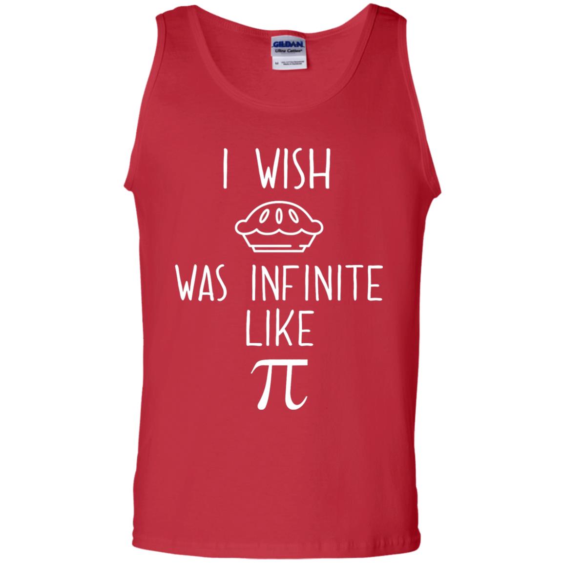 Funny Pi Day Shirt I Wish Pie Was Infinite Like Pi Red