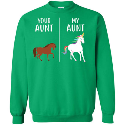 Unicorn T-shirt Your Aunt My Aunt Irish Green