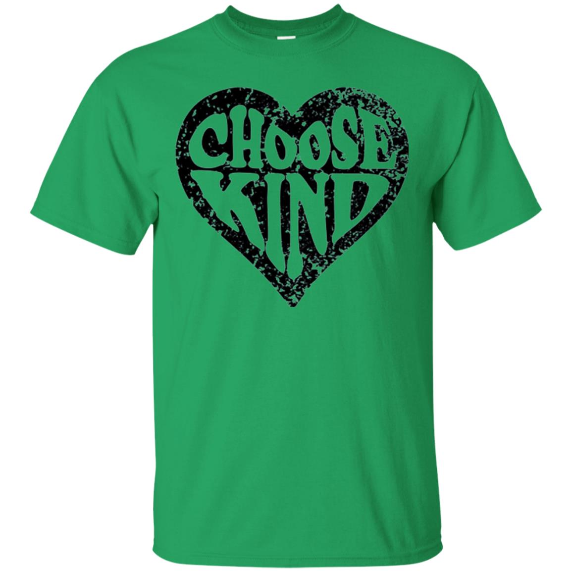 Anti Bullying T-shirt Choose Kind Movement Irish Green