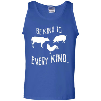 Be Kind To Every Kind Kindness Vegetarian Animal Lovers Gift Shirt Royal