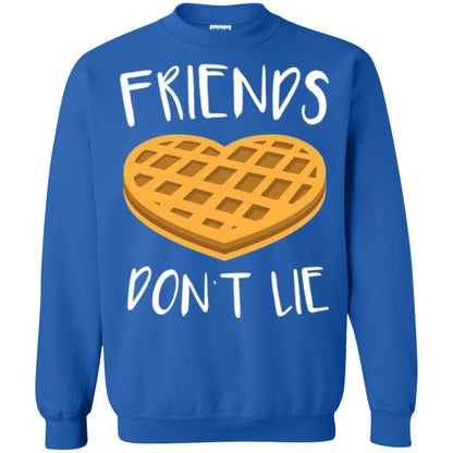 Funny Waffle T-shirt Friends Don_t Lie Royal