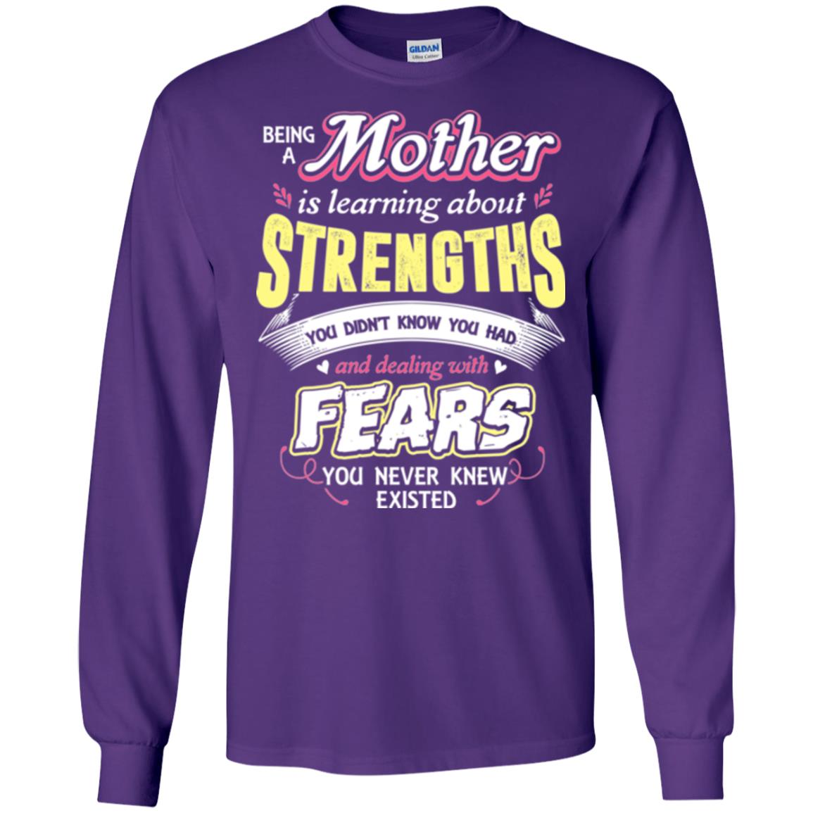 Being A Mom Means Mommy T-shirt Purple