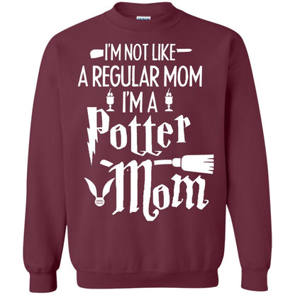 I'm Not Like A Regular Mom, I'm A Potter Mom Harry Potter Fan Shirt Maroon