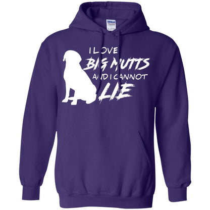 Dog Lover T-shirt I Love Big Mutts And I Cannot Lie Purple