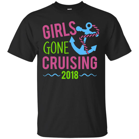 Girls Gone Cruising Girls Trip Cruise T-shirt Black