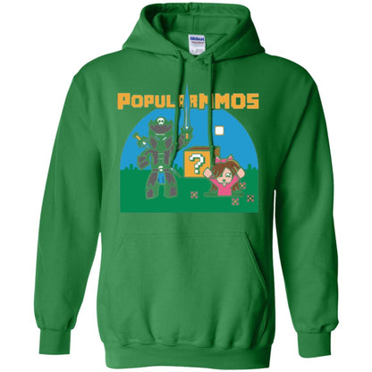 Gaming T-shirt Popularmmos Irish Green