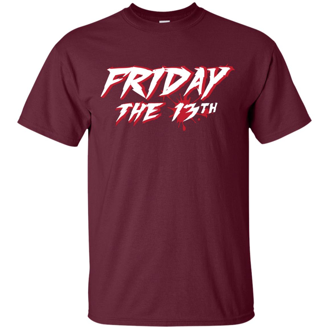 Friday The 13th Shirt Maroon