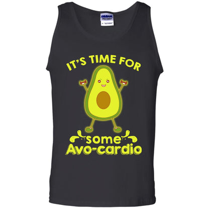 Nice-it's Time For Some Avo-cardio Avocado Fitness Gym Shirt Black