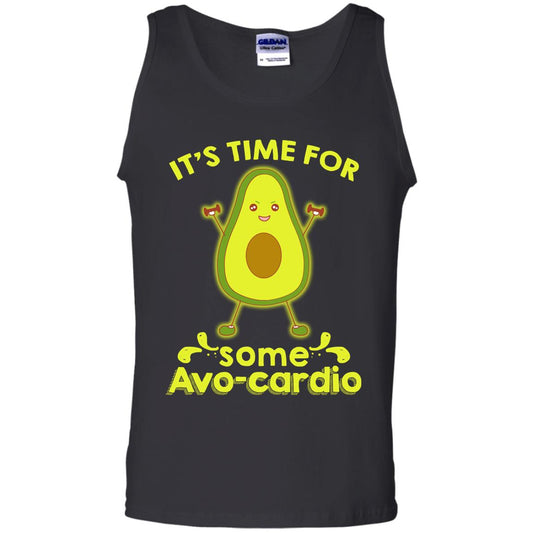 Nice-it's Time For Some Avo-cardio Avocado Fitness Gym Shirt Black
