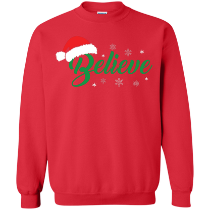 Christmas T-Shirt Believe In Santa Red