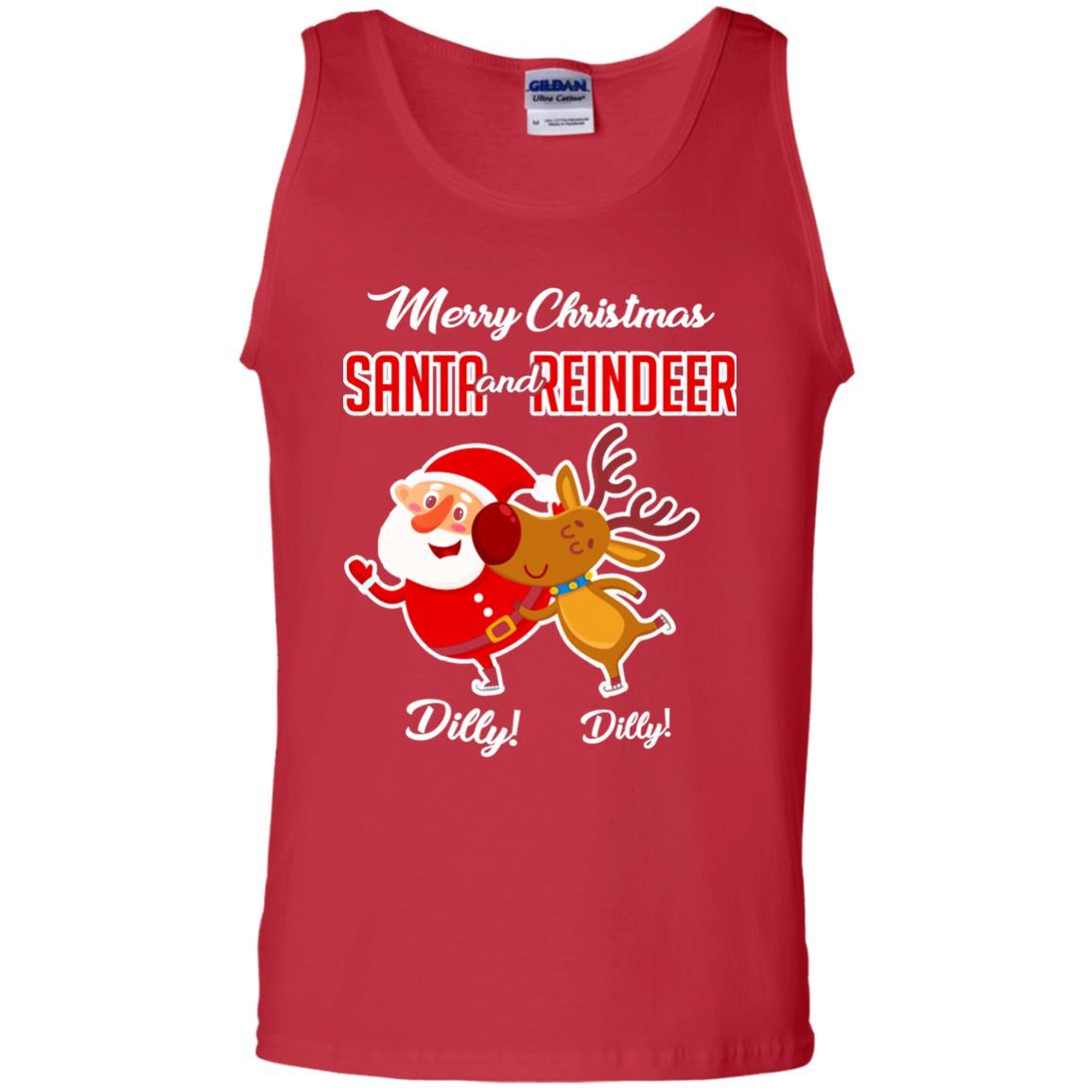 Christmas T-shirt Merry Christmas Dilly Dilly Red