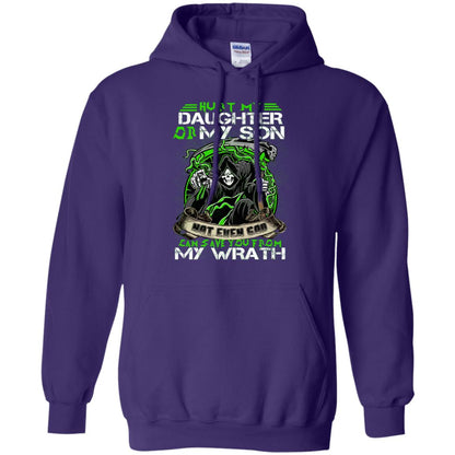 Hurt My Daughter Or My Son Even God Can Save You From My Wrath Purple