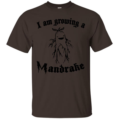 I Am Growing A Mandrake Shirt Dark Chocolate