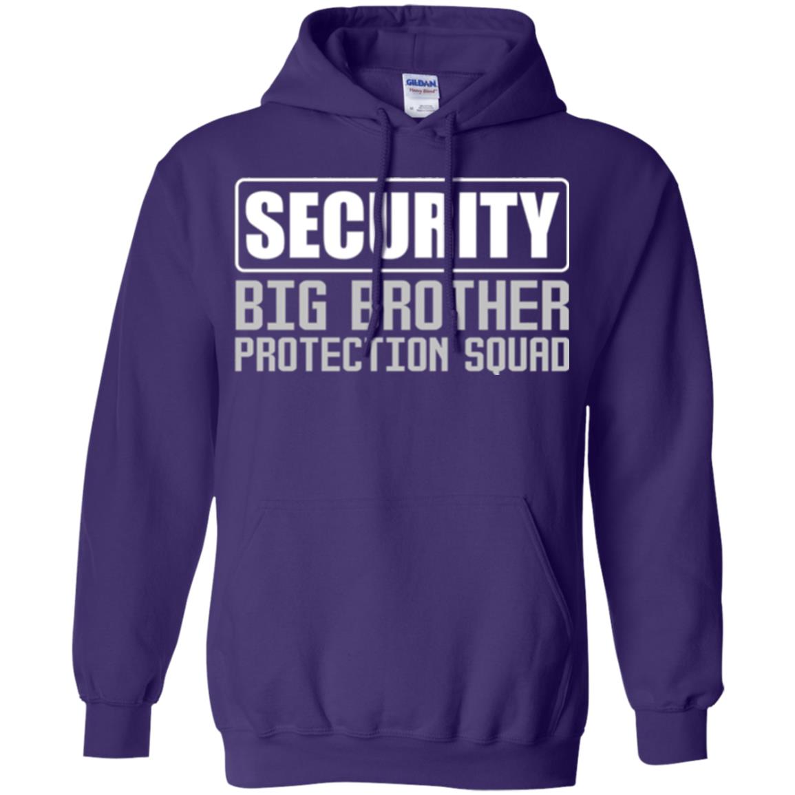 Family T-shirt Security Big Brother Protection Squad Purple