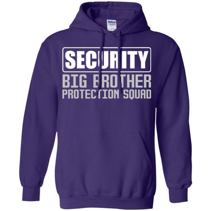 Family T-shirt Security Big Brother Protection Squad Purple