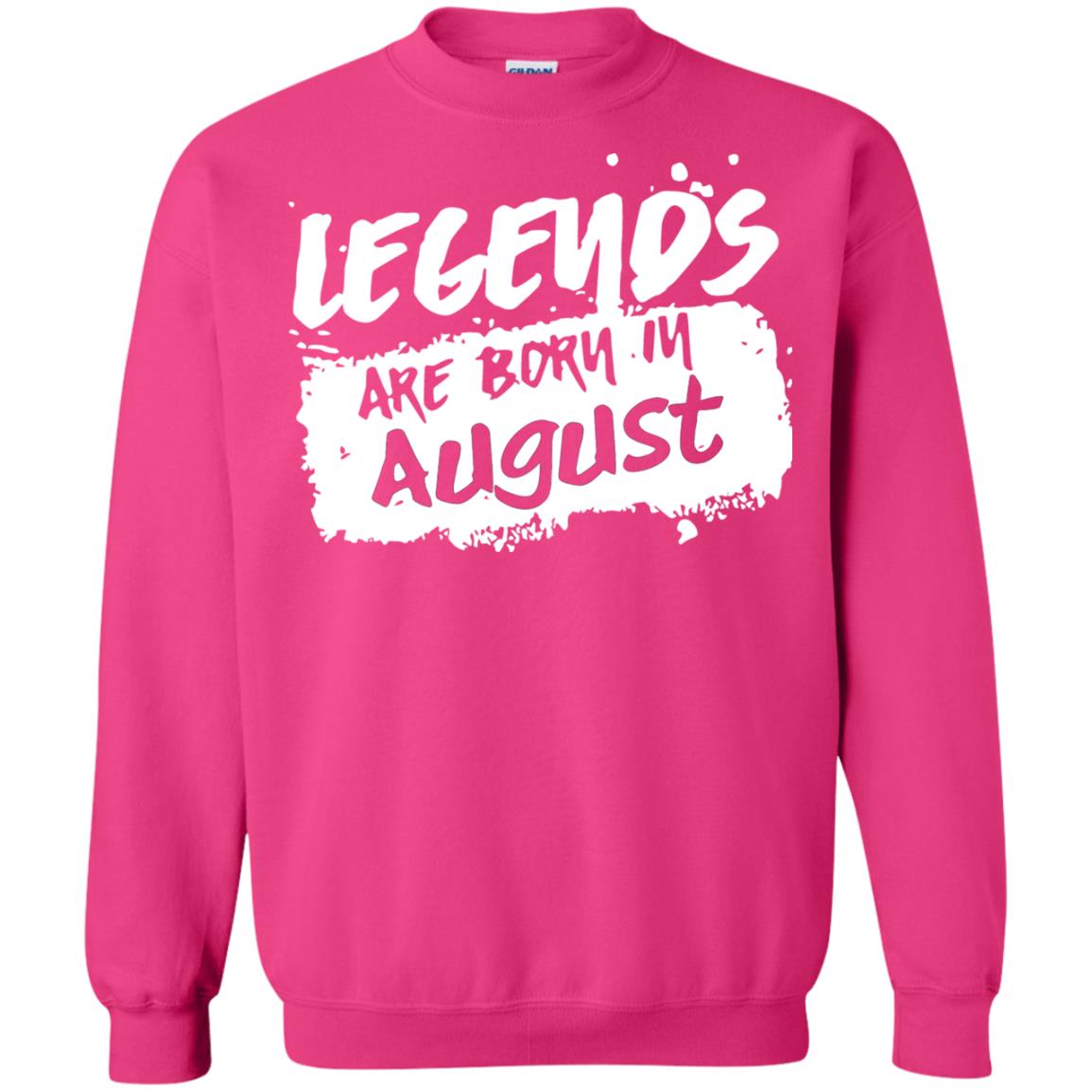 August Birthday Shirt Legends Are Born In August Heliconia