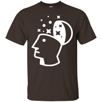 Look Into His Head Creative Thinking T-shirt Dark Chocolate