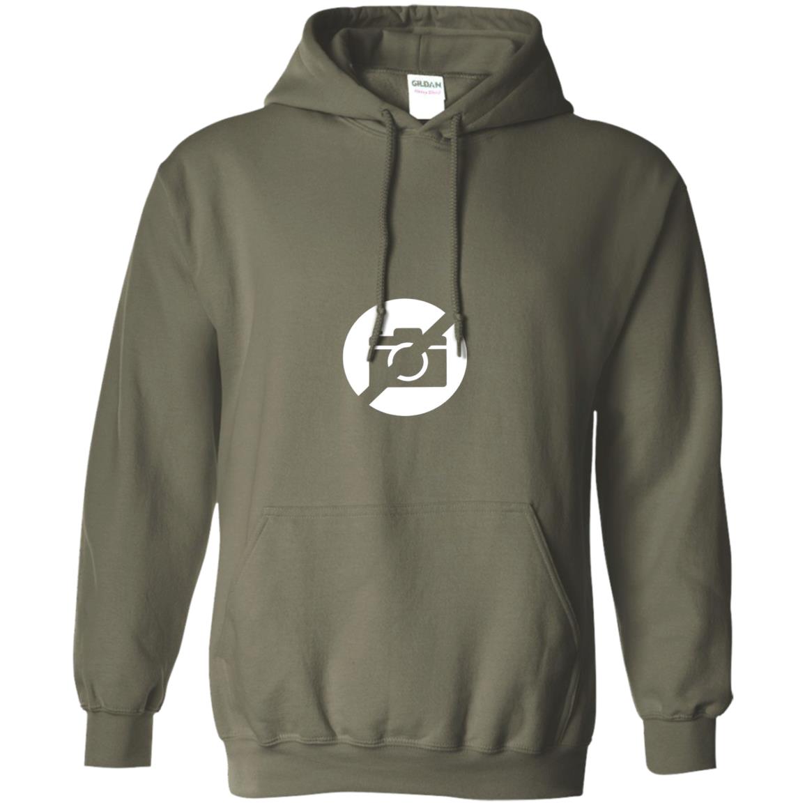 Just No Pictures Image T-shirt Military Green
