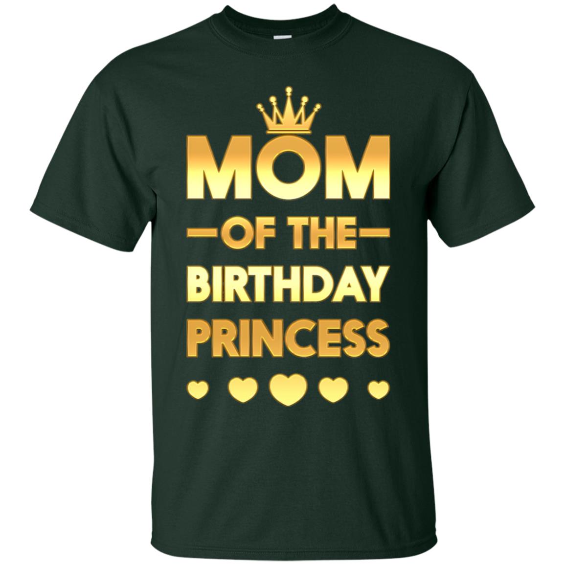 Mom Of The Birthday Princess Family T-shirt Forest