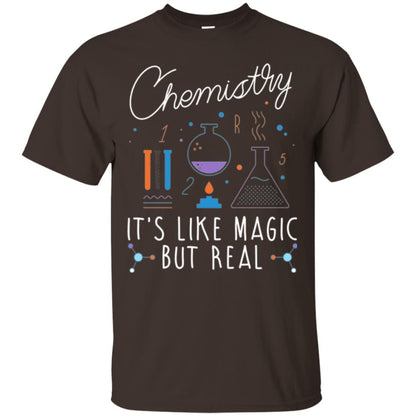 Chemistry T-shirt It_s Like Magic But Real Dark Chocolate