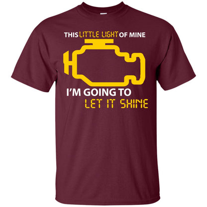 Engineer T-shirt This Little Light Of Mine Maroon