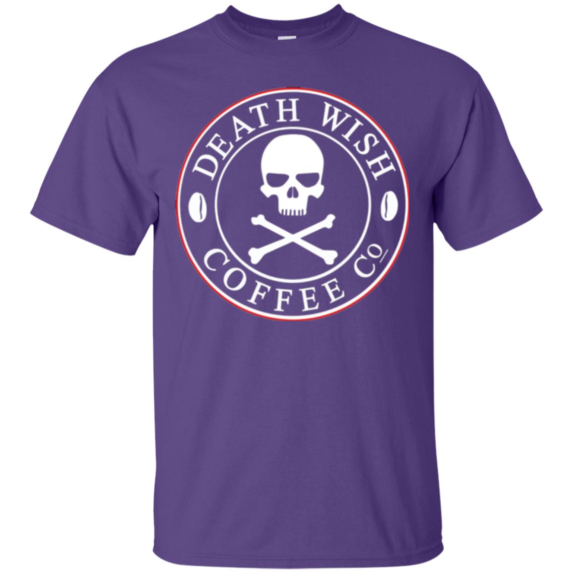 Death Wish Coffee Logo T-shirt Purple